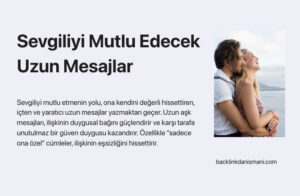 Sevgiliyi Mutlu Edecek Uzun Mesajlar